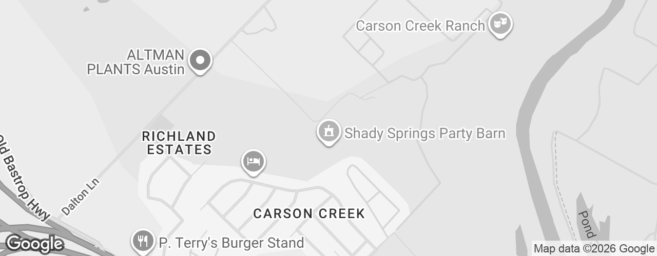 Map banner of Shady Springs Party Barn