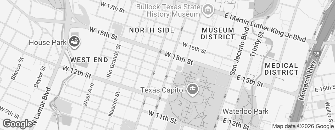 Map banner of SXSW Center