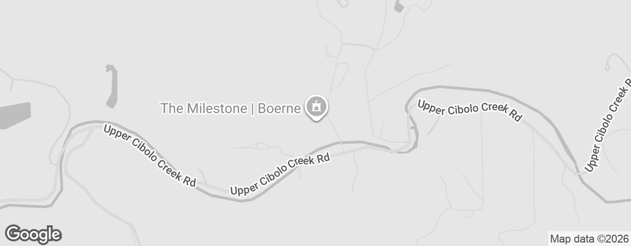 Map banner of Milestone Boerne