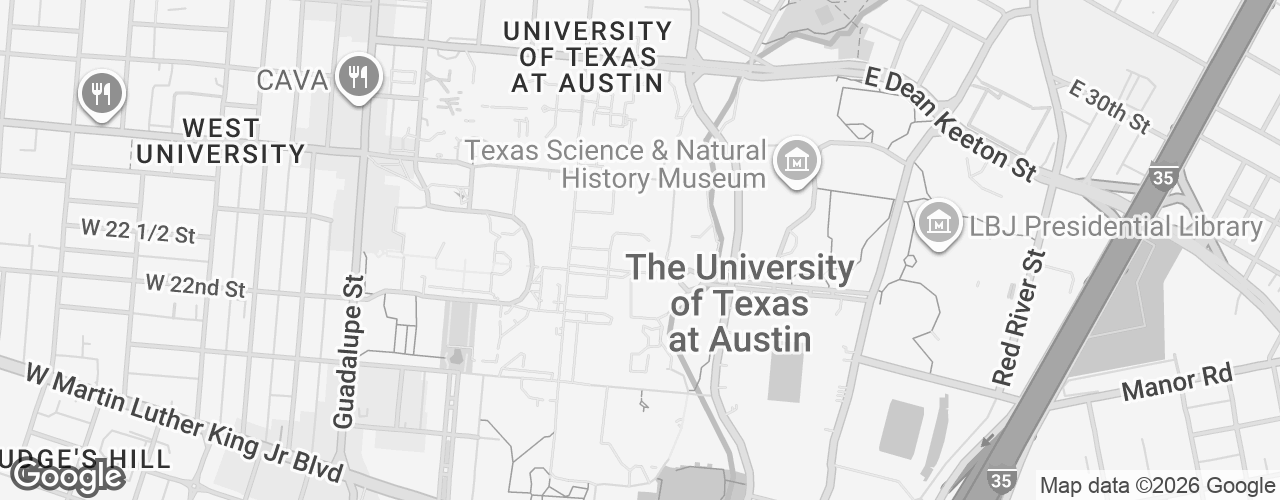 Map banner of UT Jackson School of Geosciences