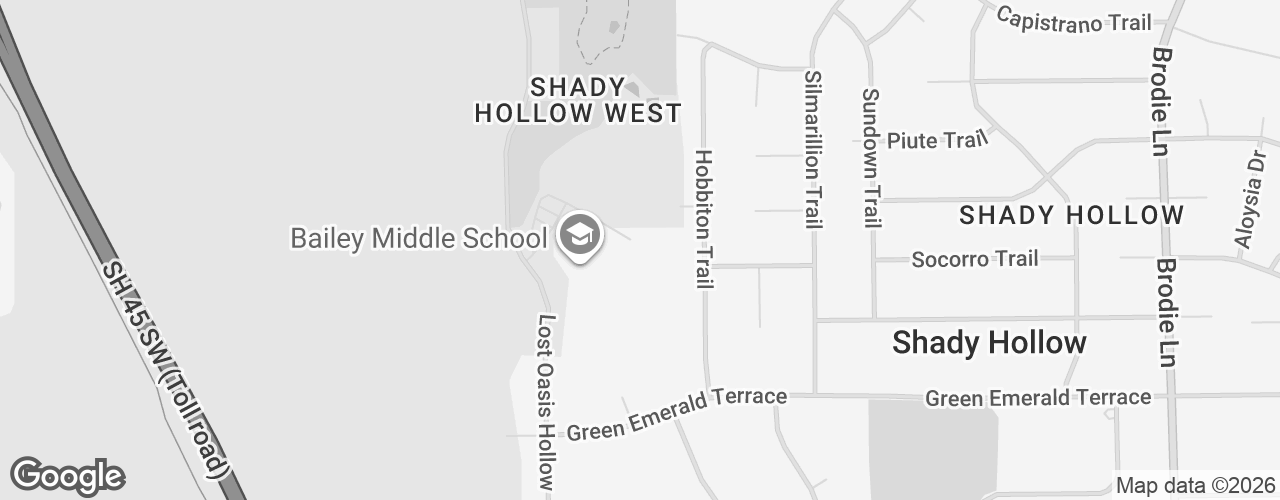 Map banner of Bailey Middle School