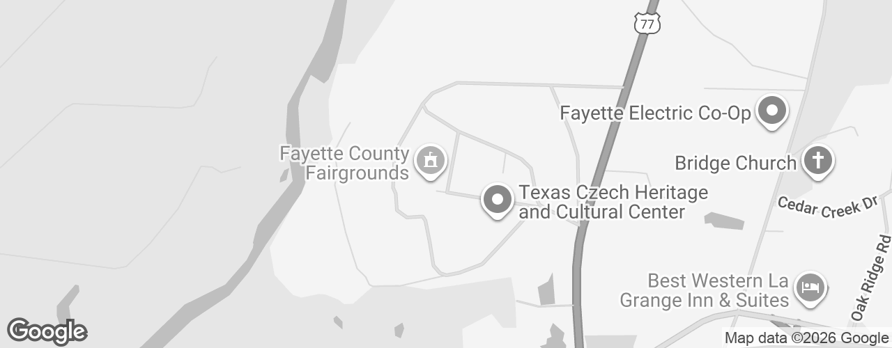 Map banner of Fayette County Fairgrounds