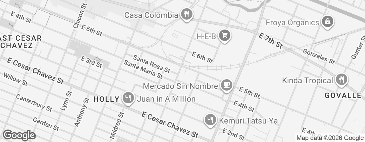 Map banner of Greater Goods Coffee Roasters