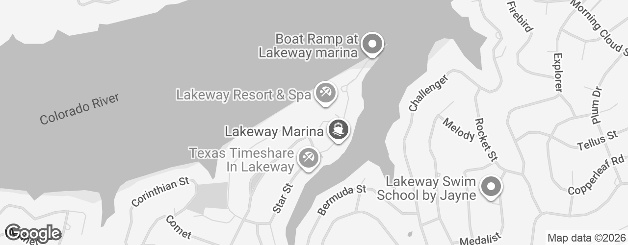 Map banner of Lakeway Resort and Spa