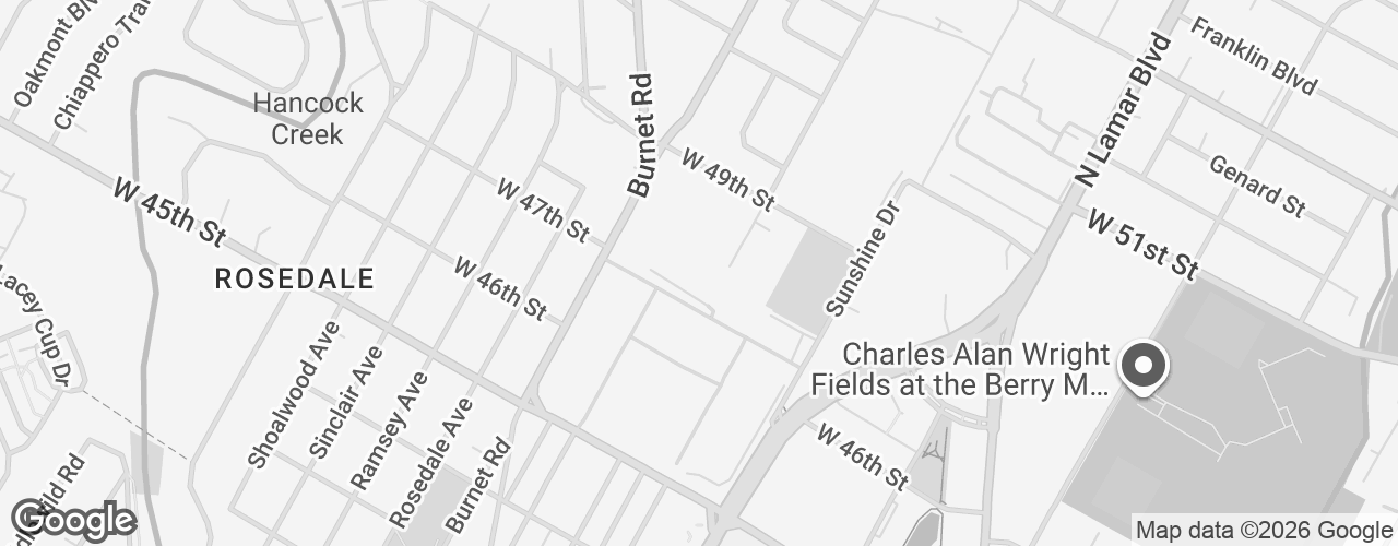 Map banner of First Unitarian Universalist Church of Austin