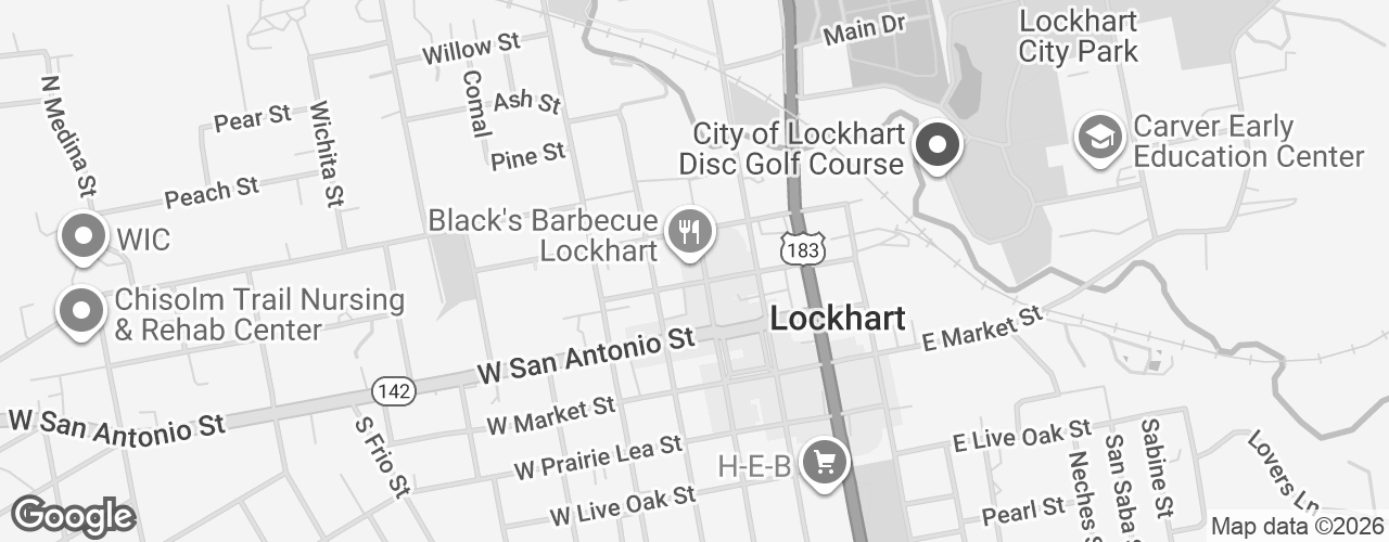 Map banner of Black's BBQ