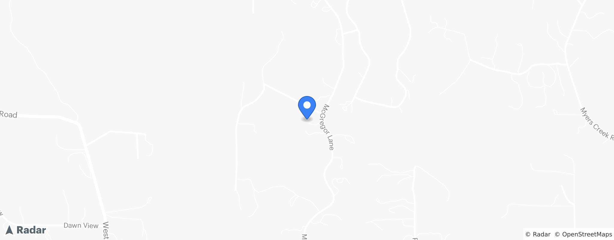 Map banner of Camp David Retreat