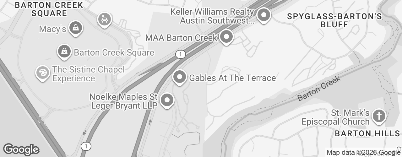 Map banner of MAA Barton Creek